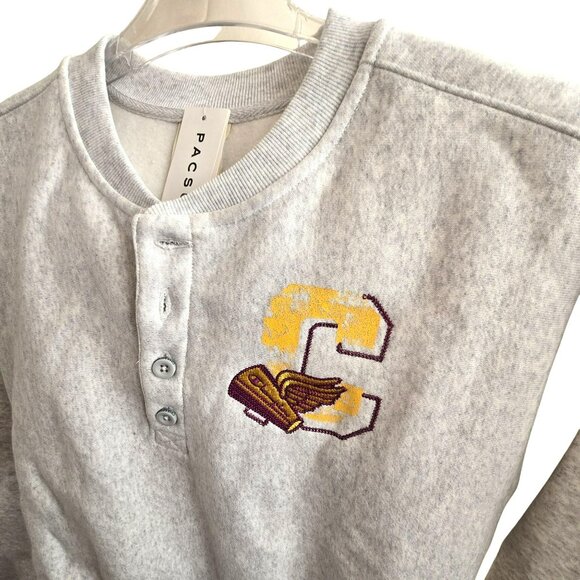 Champion Cheer Sweatshirt by PacSun Gray Heather Womans Small jj3681 - Picture 3 of 10